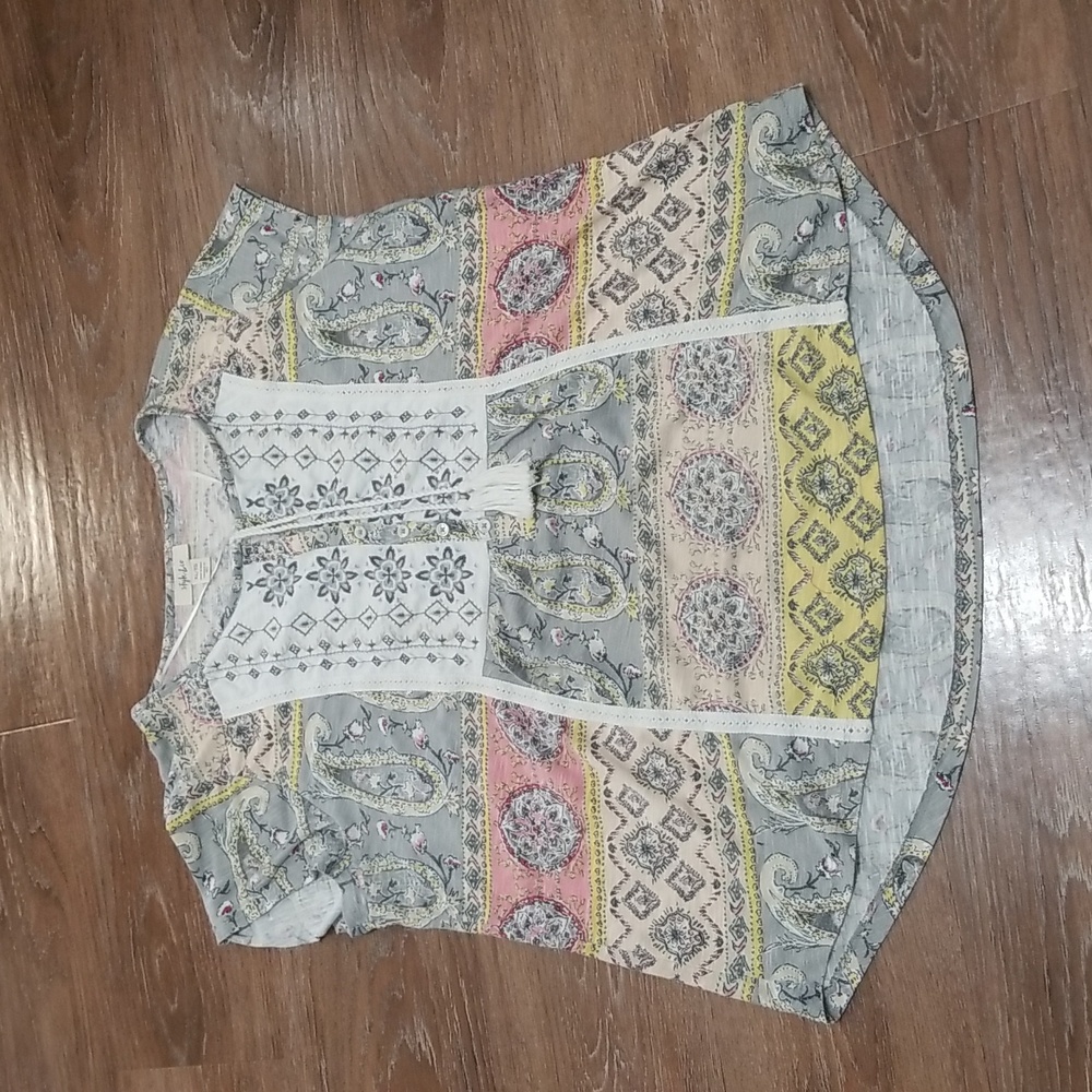(XL) Style & Co Pastel Bohemian Cottagecore Vacation Hippie Tassel